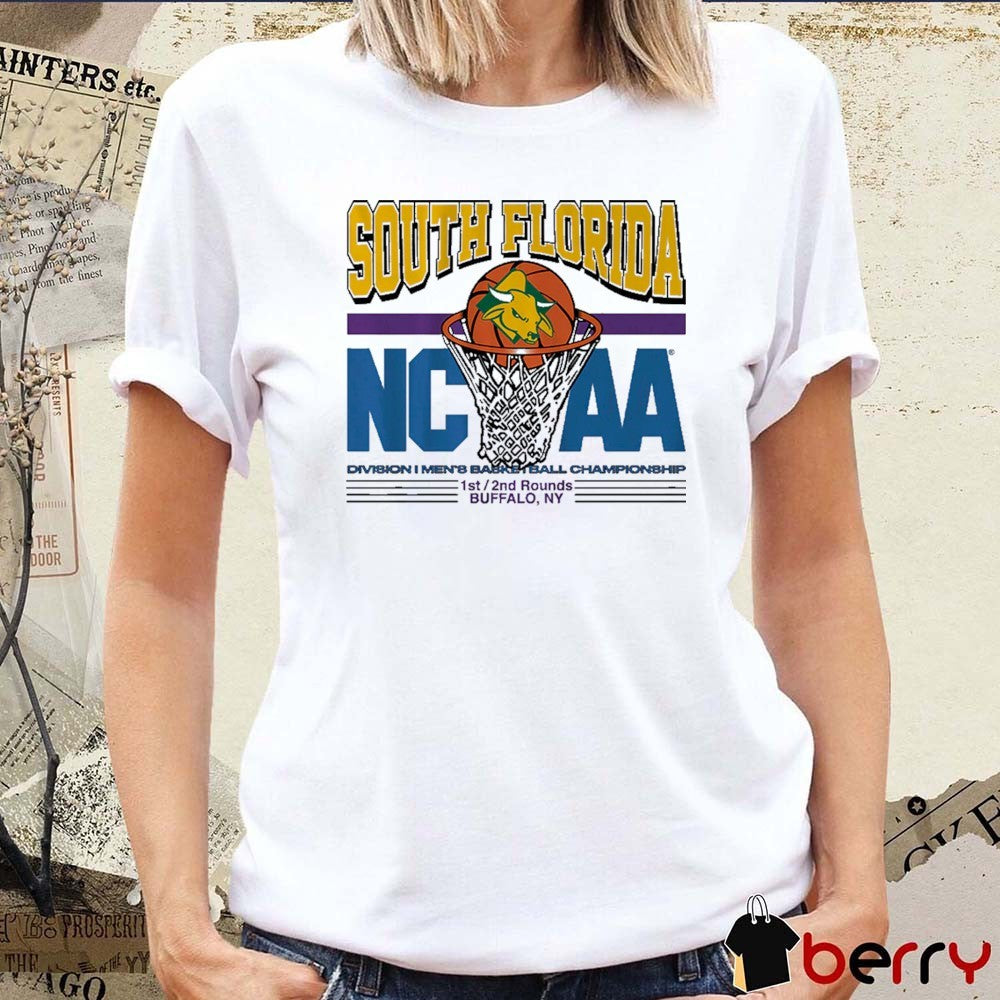 USF Bulls MBB 2026 NCAA Division I Men’s Basketball Championship Tournament Buffalo NY Retro Vibes t-shirt