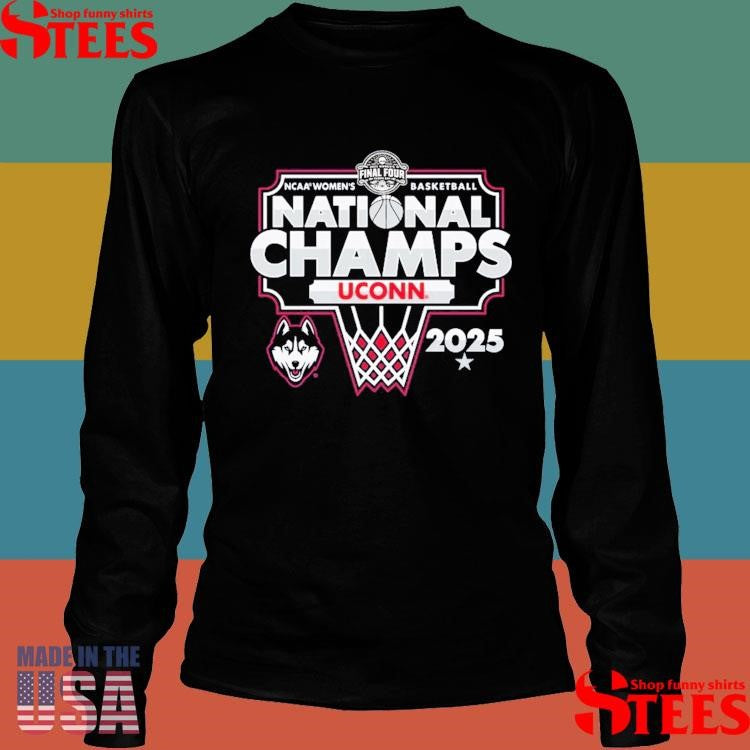 Uconn Huskies 2025 Ncaa Women’s Basketball National Champions Bracket Shirts