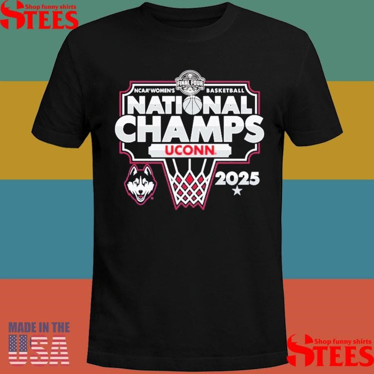 Uconn Huskies 2025 Ncaa Women’s Basketball National Champions Bracket Shirts
