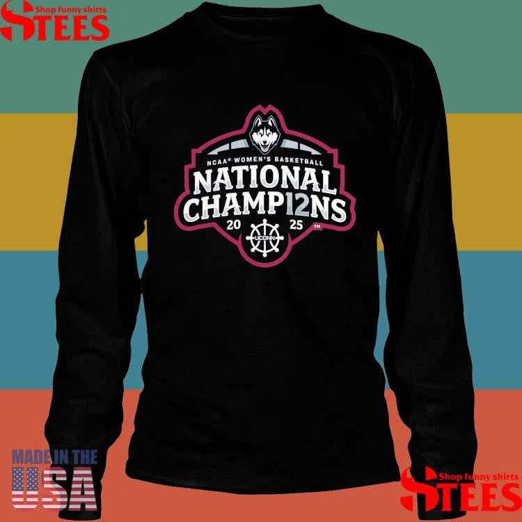 Uconn Huskies 2025 Ncaa Women’s Basketball National Champions Offensive Rebound Shirts