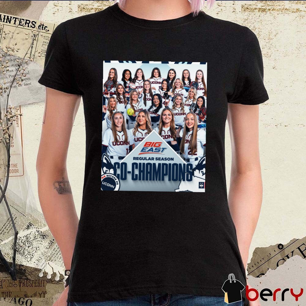 Uconn Huskies 2026 BIG EAST Regular Season Co-Champions Poster t-shirt
