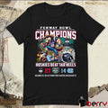 Uconn Huskies Beat Tar Heels Fenway Bowl 2024 Champions 27-14 Score Dec 28 At Fenway Park In Boston Massachusetts Mascot t-shirt