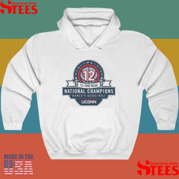 Uconn Women’s Basketball 12x Ncaa Champions Logo Shirts