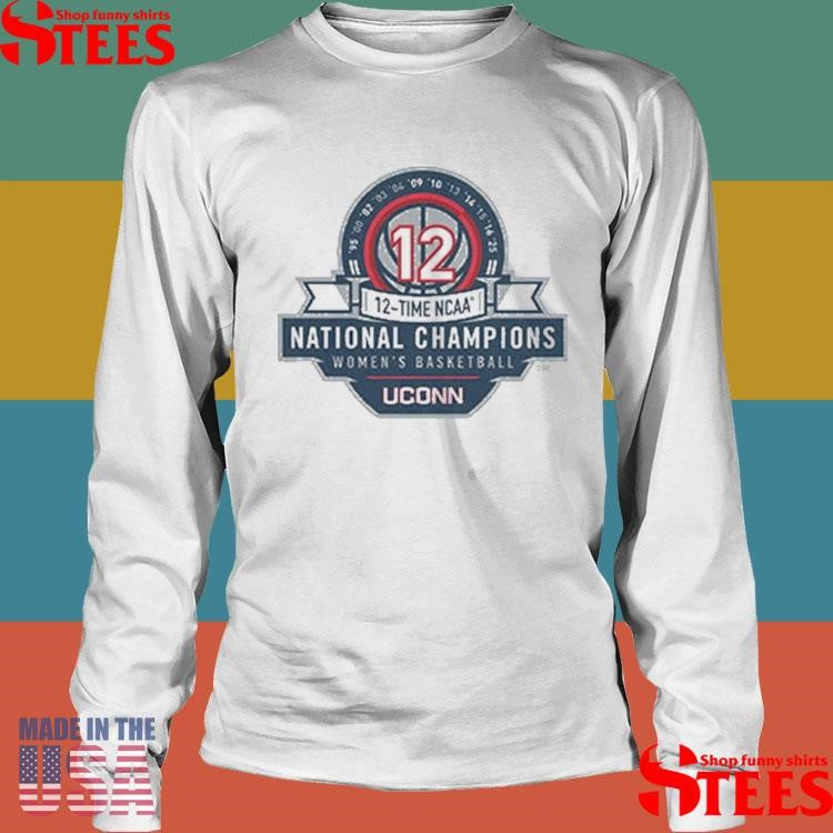 Uconn Women’s Basketball 12x Ncaa Champions Logo Shirts