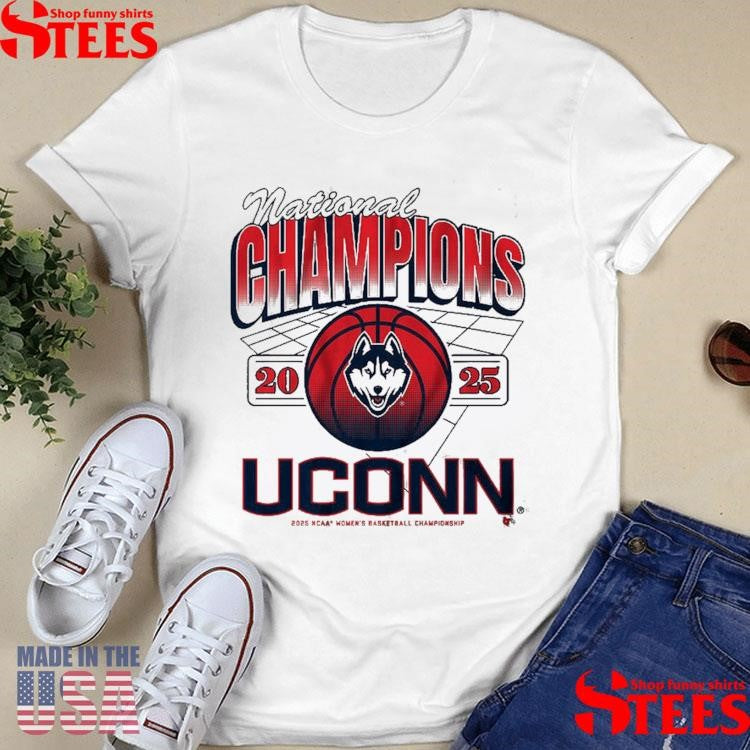 Uconn Women’s Basketball 2025 Ncaa Champions Grid Shirts