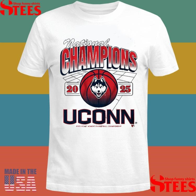 Uconn Women’s Basketball 2025 Ncaa Champions Grid Shirts