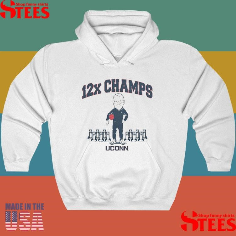 Uconn Women’s Basketball Geno Auriemma 12x Champ Shirts
