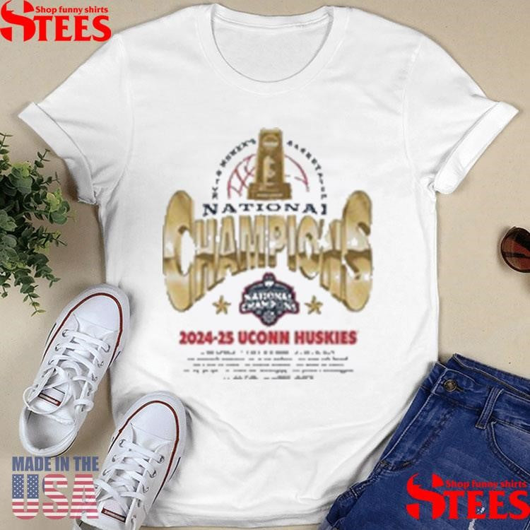 Uconn Women’s Basketball National Champions Gold Shirts