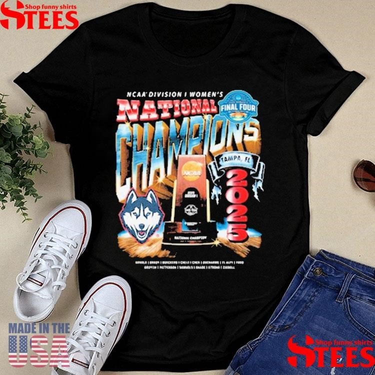 Uconn Women’s Basketball National Champions Street Shirts