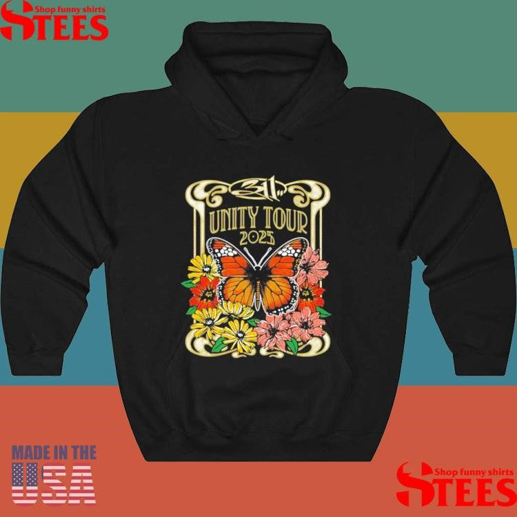 Unity Tour 2025 Butterfly Ladies 311 Band T-shirt