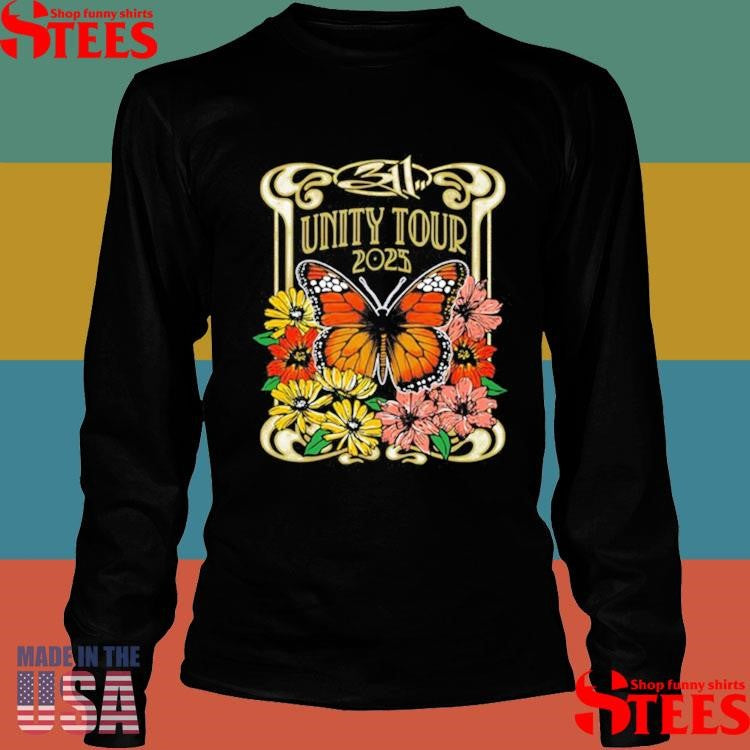 Unity Tour 2025 Butterfly Ladies 311 Band T-shirt