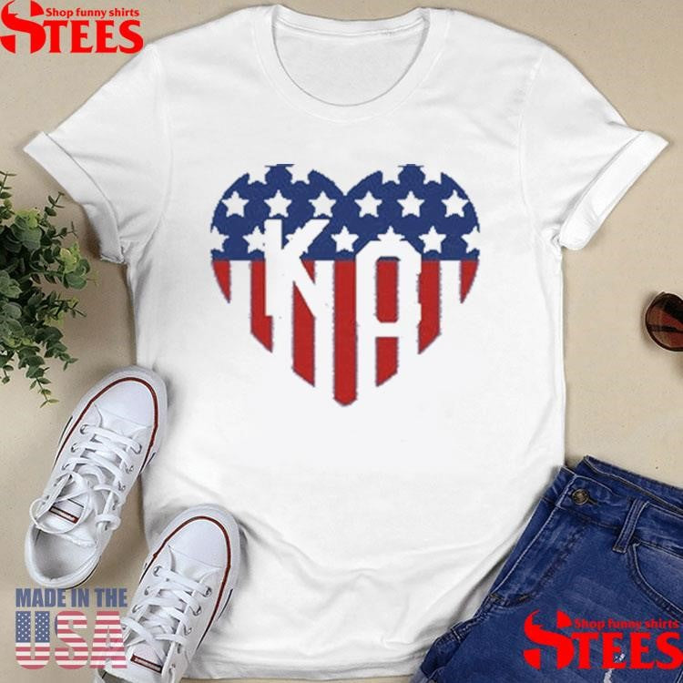 Usa Stars & Stripes Kc Heart Shirts