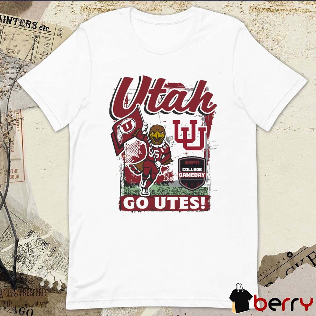 Utah Utes 2025 ESPN College GameDay Go Utes Mascot t-shirt