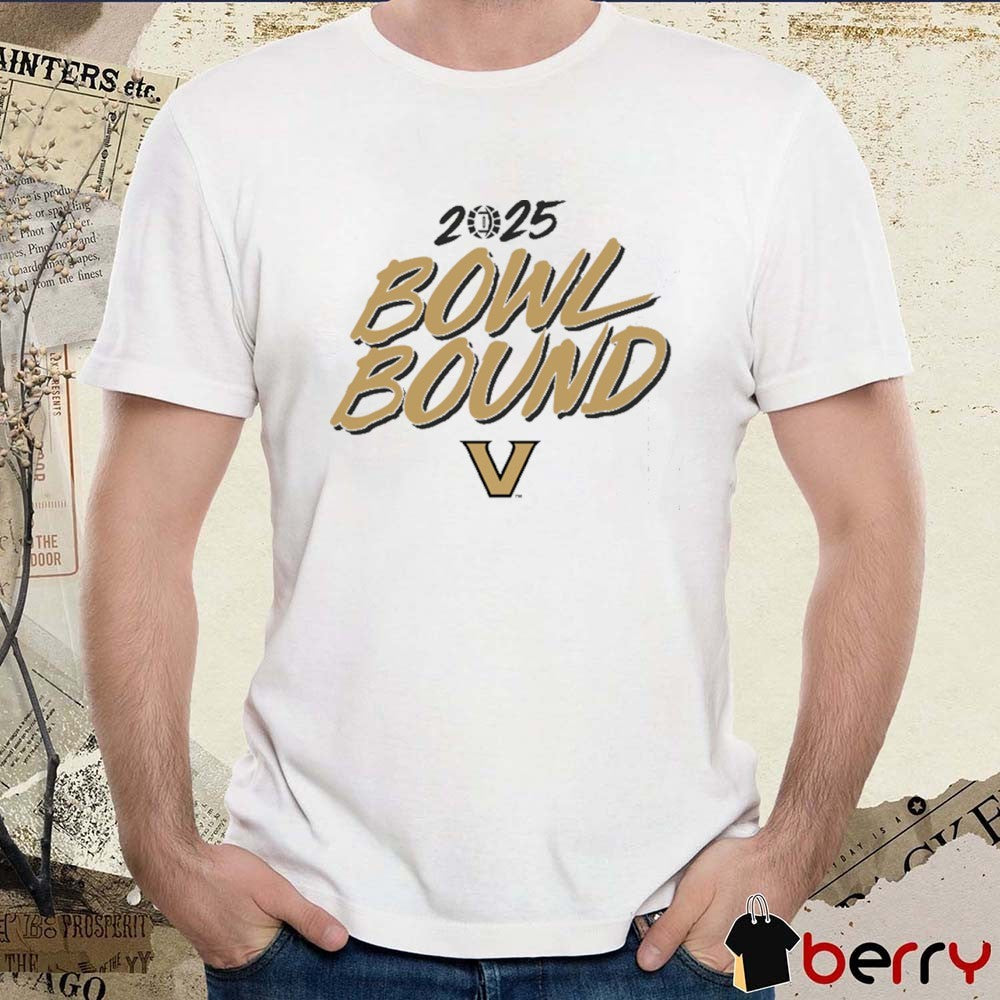 Vanderbilt Commodores football NCAA 2025 Bowl Bound Season t-shirt