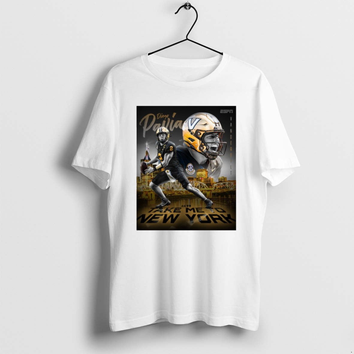 Official Vanderbilt Diego Pavia Take Me To New York 2025 T-Shirts, Hoodie, Sweatshirt | CiraTrend.com