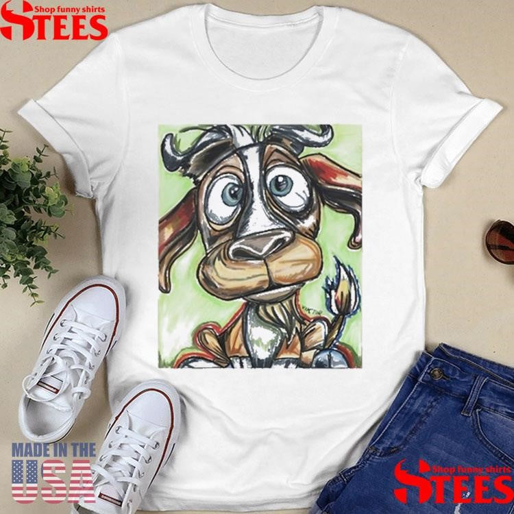 Vichys Art By Viktor Bevanda Mr Goatface T-shirt