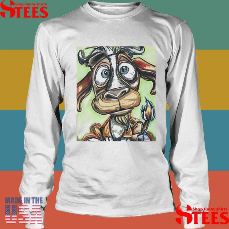 Vichys Art By Viktor Bevanda Mr Goatface T-shirt