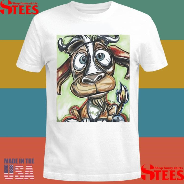 Vichys Art By Viktor Bevanda Mr Goatface T-shirt