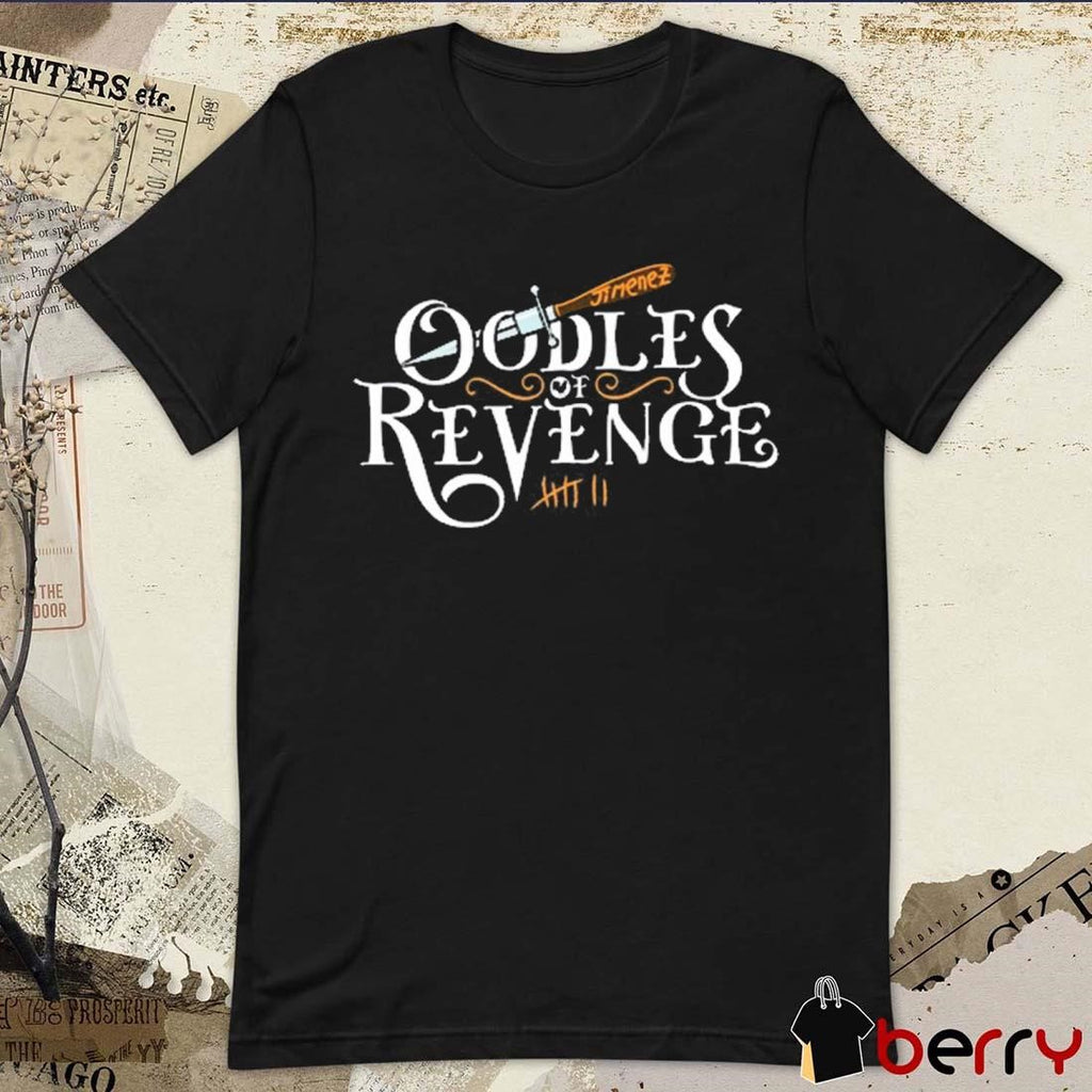 Vico Ortiz’s Oodles Of Revenge t-shirt