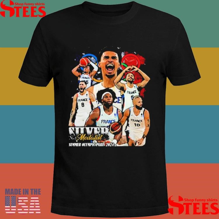Victor Wembanyama Silver Medalist T-shirt