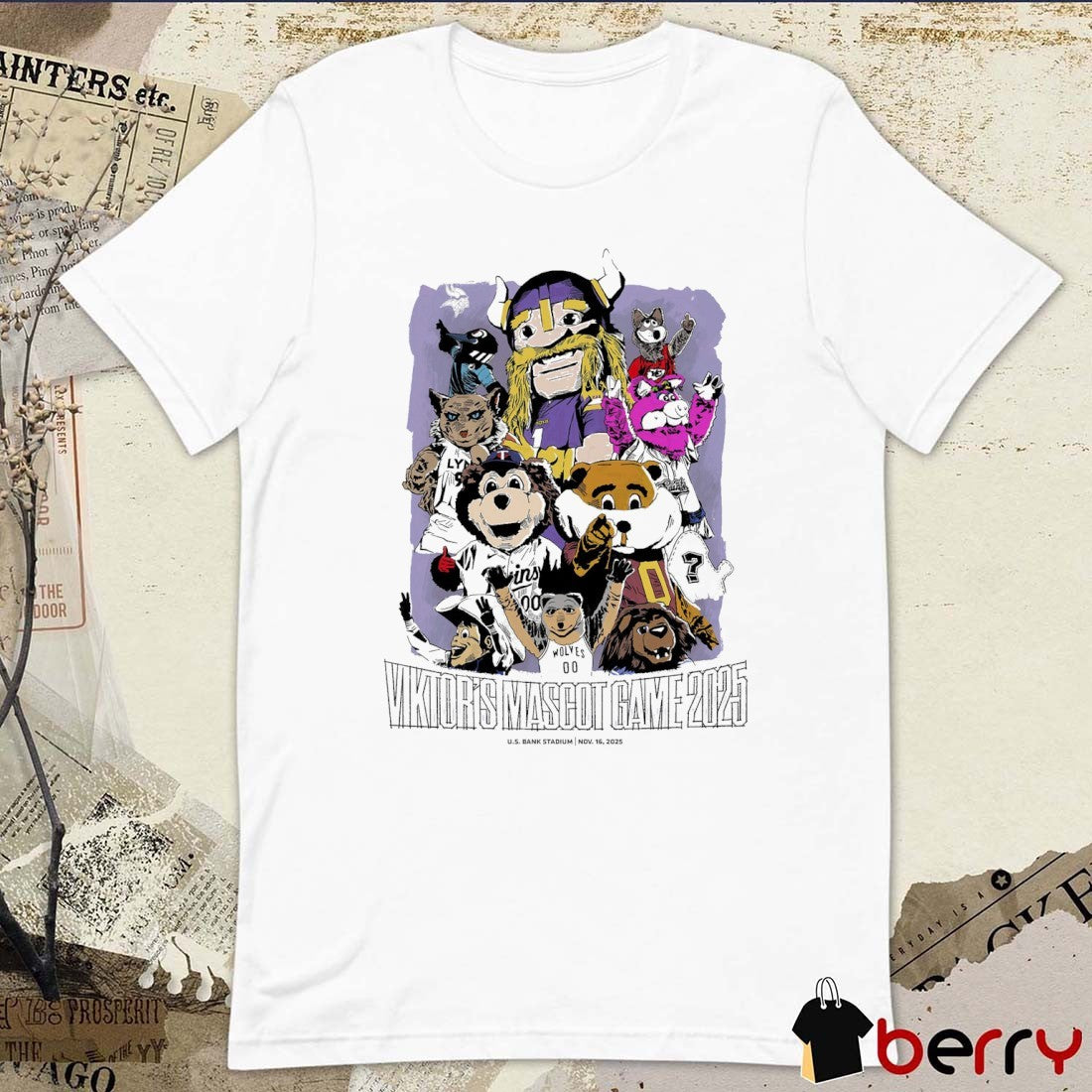 Viktor’s Mascot Game 2025 U.S. Bank Stadium on November 16 2025 t-shirt