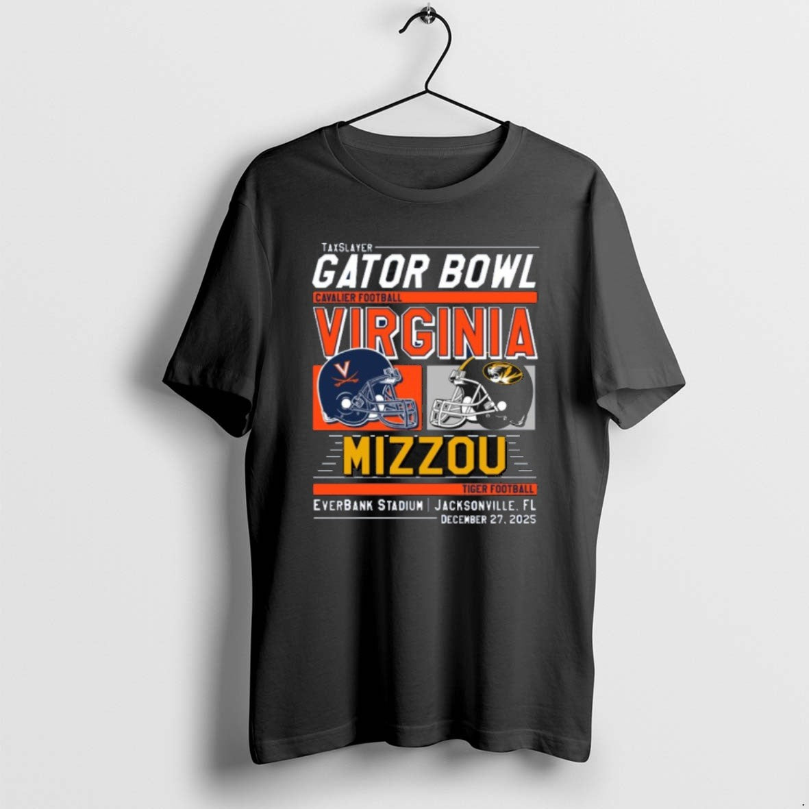 Official Virginia Cavaliers Vs Missouri Tigers 2025 Gator Bowl Helmet T-Shirts, Hoodie, Sweatshirt | CiraTrend.com