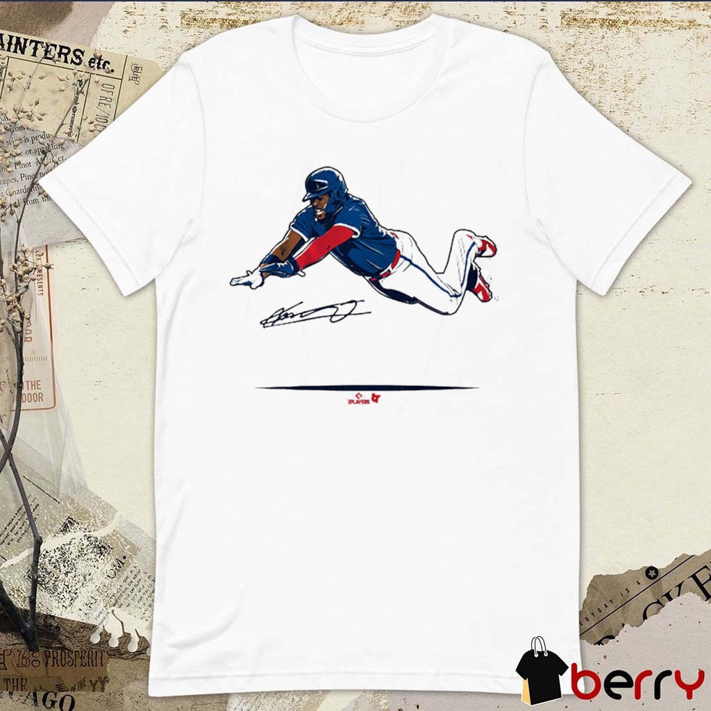Vladimir Guerrero Jr Super Vlad Flying Slide Toronto Blue Jays MLB Signature t-shirt