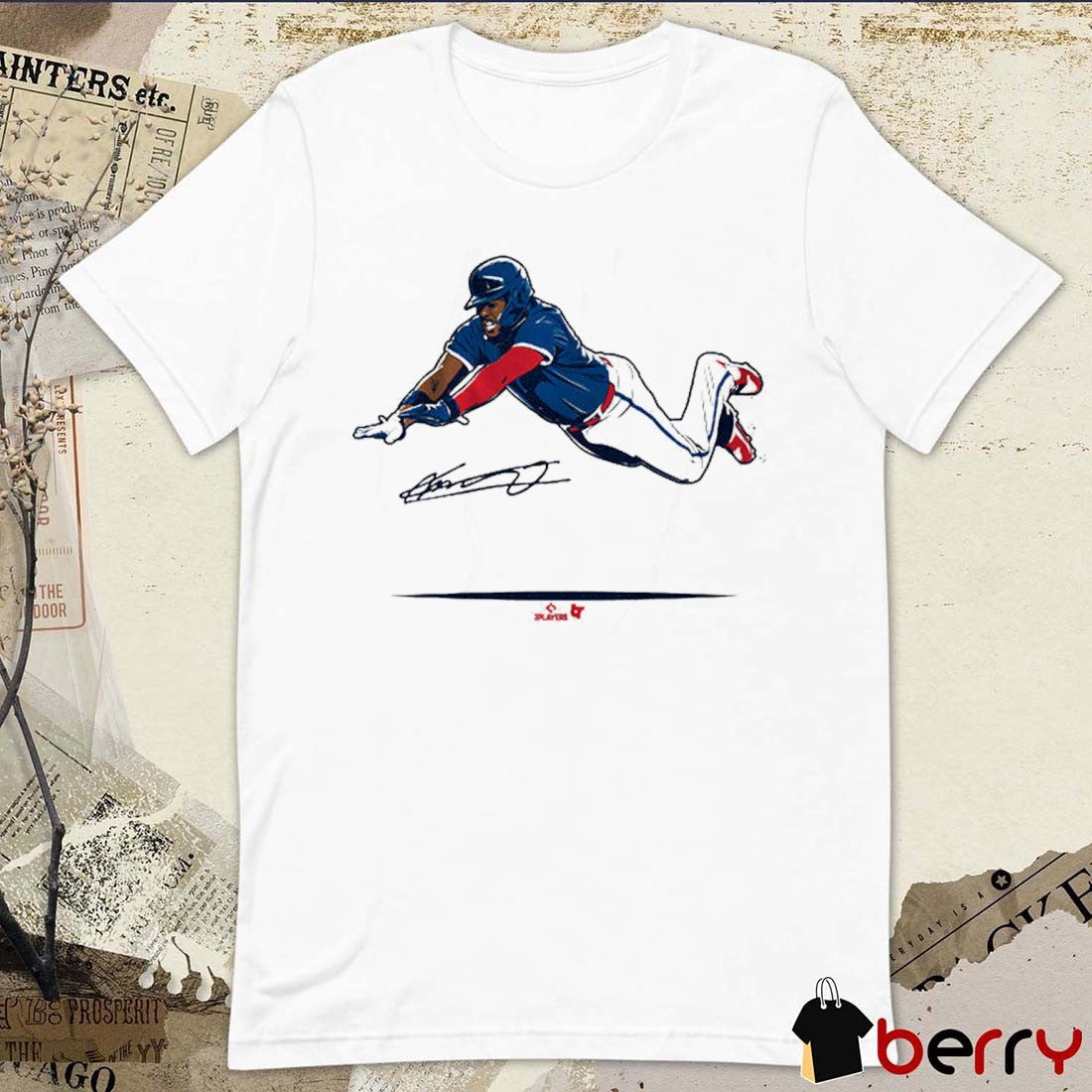 Vladimir Guerrero Jr Super Vlad Flying Slide Toronto Blue Jays MLB Signature t-shirt
