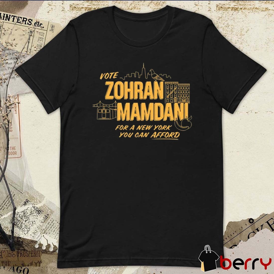 Vote Zohran Mamdani For A New York You Can Afford 2025 t-shirt