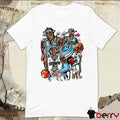 Vxmeee Doodle Carmelo Anthony Denver Nuggets Basketball Art t-shirt