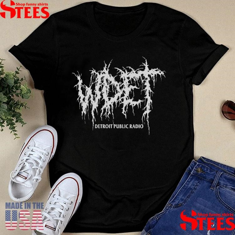 WDET Metal Detroit Public Radio T-shirt