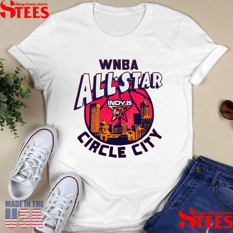 WNBA All Star 2025 Indy Circle City T-Shirt