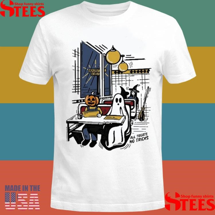 Waffle House All Tricks, No Treats Youth Halloween 2025 T-shirt