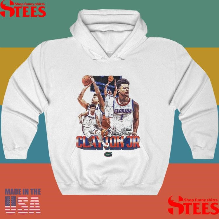 Walter Clayton Jr. Florida Gators Player Collage Nil Shirts