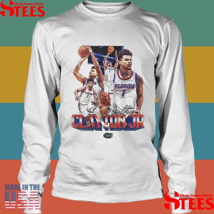 Walter Clayton Jr. Florida Gators Player Collage Nil Shirts