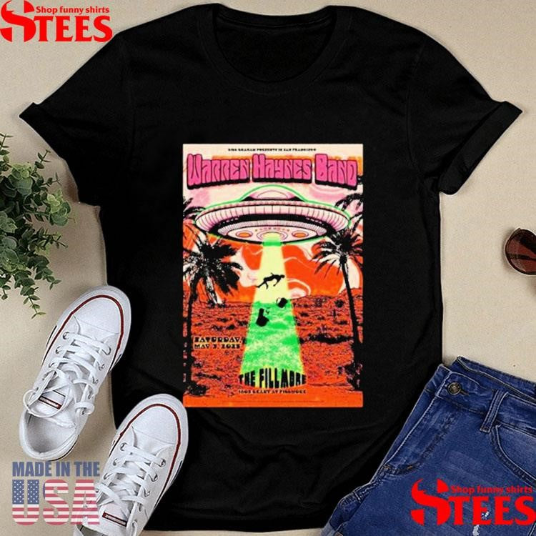 Warren Haynes Band The Fillmore In San Francisco Ca On May 3 2025 Shirts