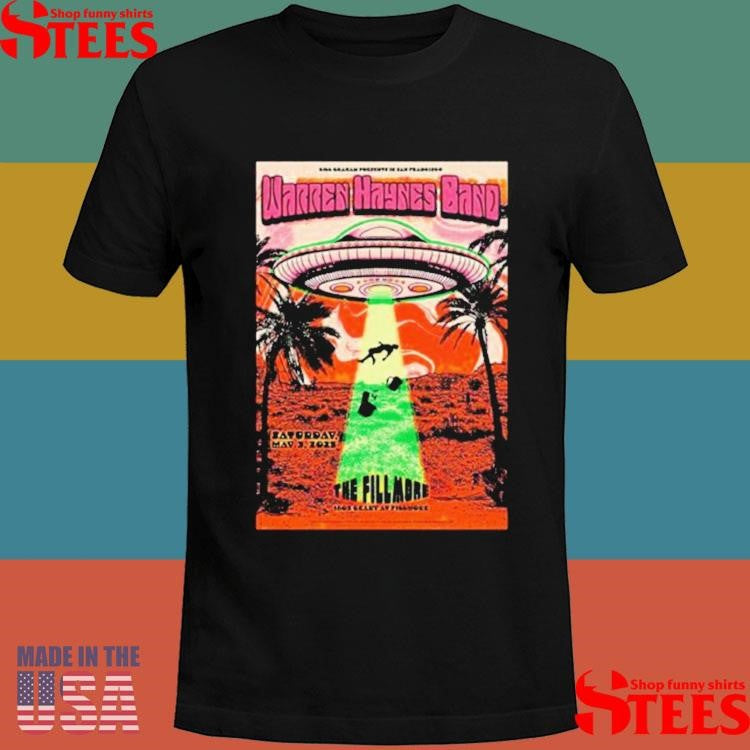 Warren Haynes Band The Fillmore In San Francisco Ca On May 3 2025 Shirts