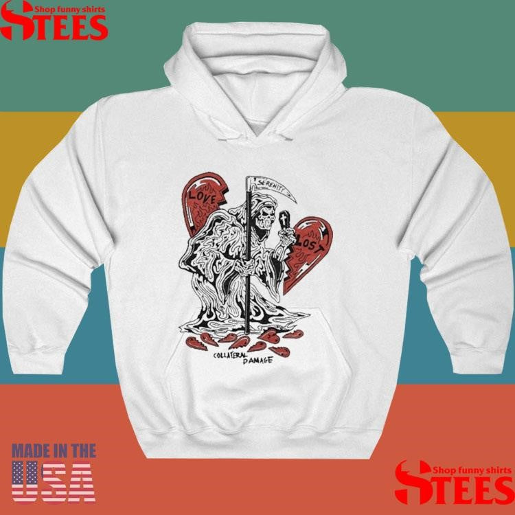 Warren Lotas Love Lost Grim Reaper Heart Broken T-shirt