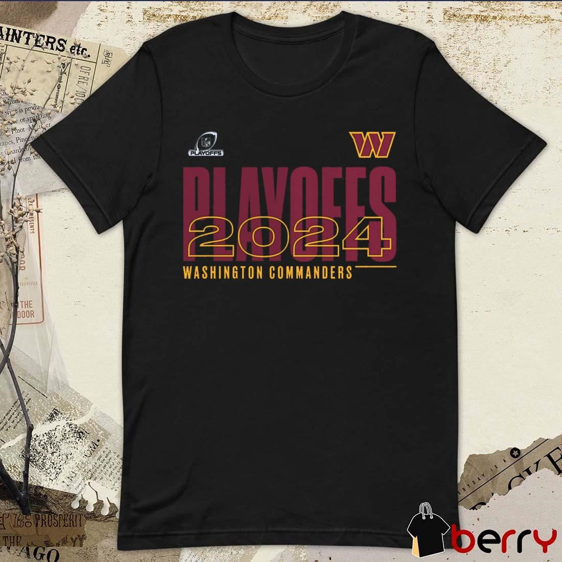 Washington Commanders 2024 NFL Playoffs t-shirt