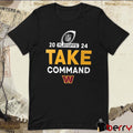 Washington Commanders Take Command 2024 NFL Playoffs t-shirt