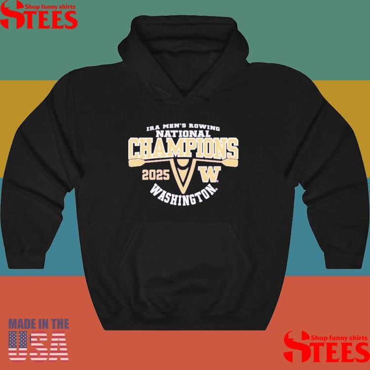 Washington Huskies 2025 Ira Men’s Rowing National Champions Shirts