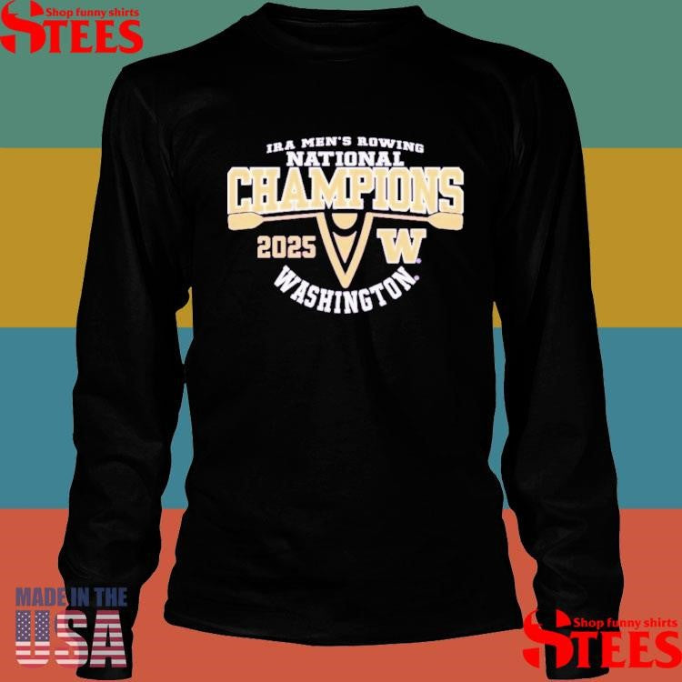 Washington Huskies 2025 Ira Men’s Rowing National Champions Shirts