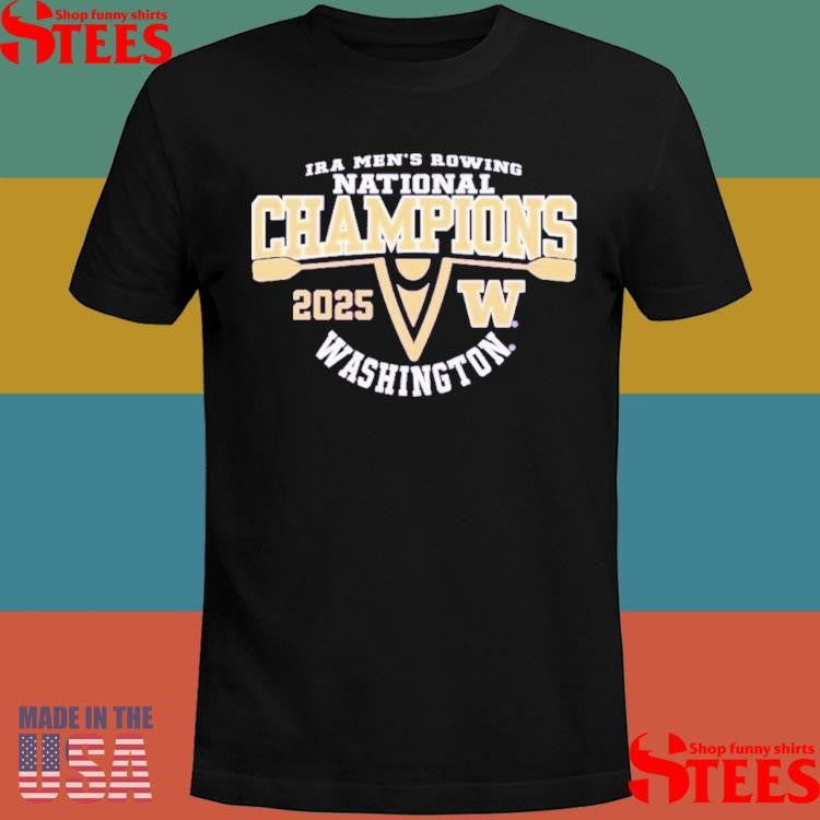 Washington Huskies 2025 Ira Men’s Rowing National Champions Shirts