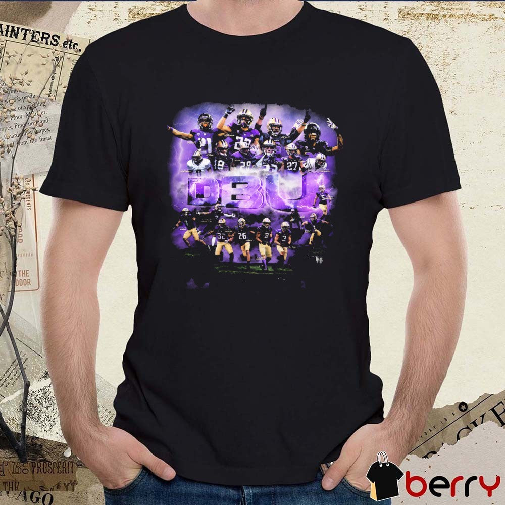 Washington Huskies NCAA Football DBU Say Who Project Players Painting t-shirt