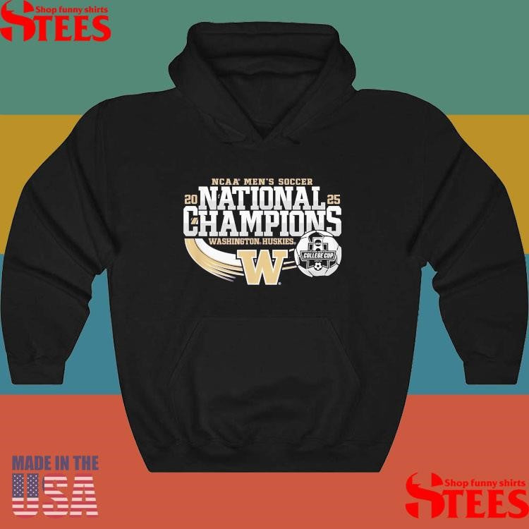Washington Huskies National Champs 2025 Men’s Soccer T-shirt