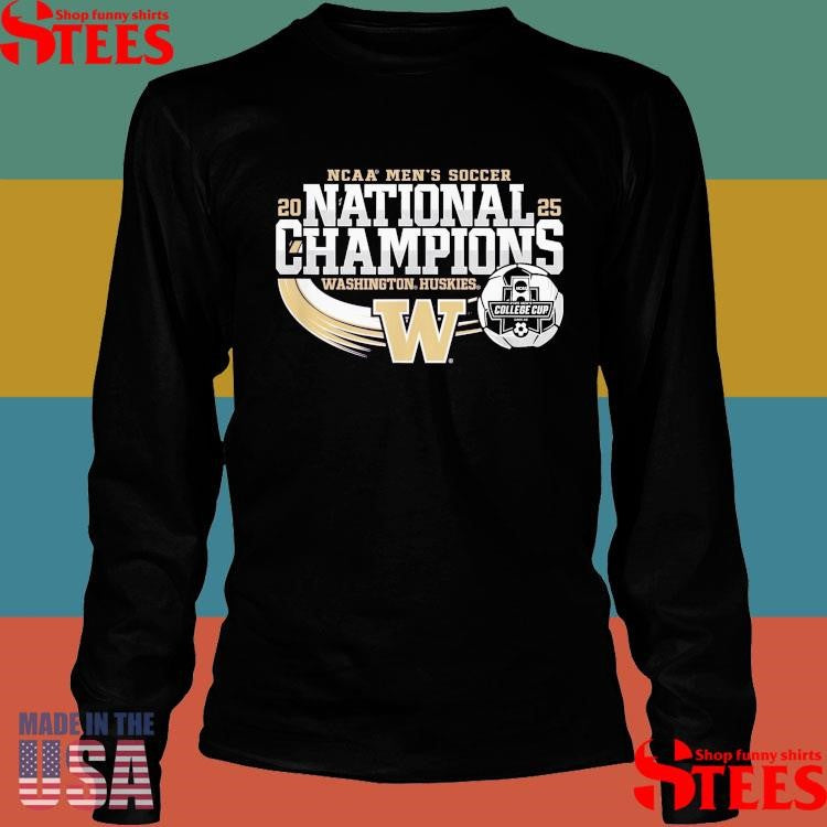 Washington Huskies National Champs 2025 Men’s Soccer T-shirt