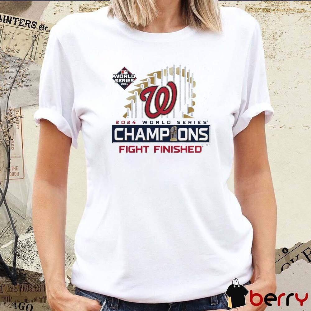 Washington Nationals 2024 World Series Champions Fight Finished Locker Room t-shirt