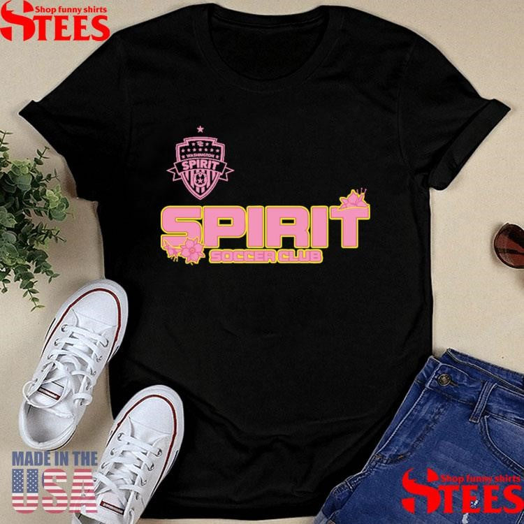 Washington Spirit x Dead Dirt Cherry Blossom Black Shirts