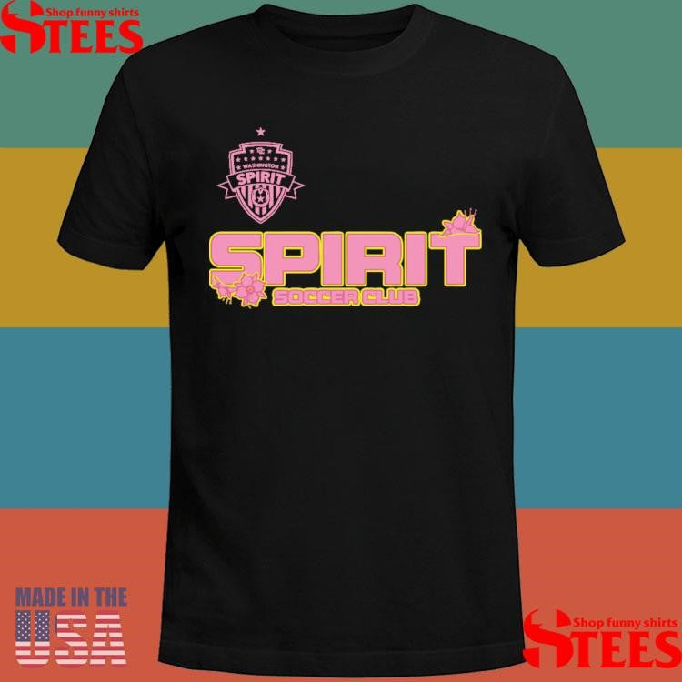 Washington Spirit x Dead Dirt Cherry Blossom Black Shirts