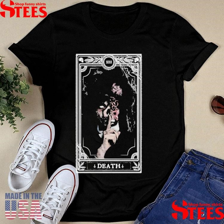 Wednesday Addams Death Tarot Card Xiii Gothic T-shirt